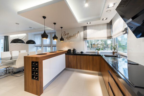 Modern kitchen interior design 