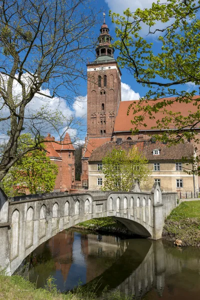 St Peter and Paul church in Lidzbark Warminski — Stock Photo, Image