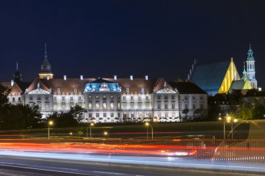 Gece Varşova Royal Castle
