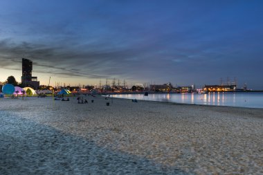 Gdynia marina gece