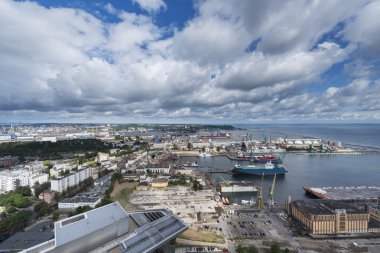 Bir Gdynia havadan görünümü 