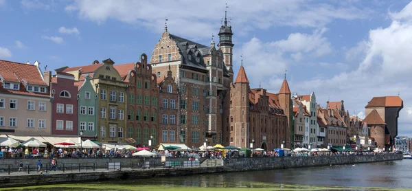 Panoráma starého města v Gdaňsku — Stock fotografie