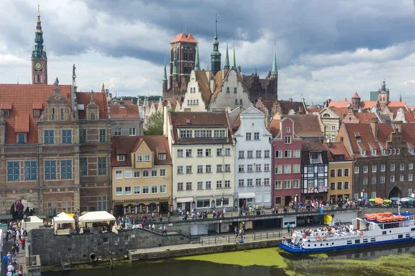 Staré město v Gdaňsku, Polsko — Stock fotografie