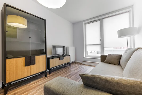 Interieur ontwerp serie: moderne woonkamer — stockfoto © scornejor ... Woonkamer design zithoek interior