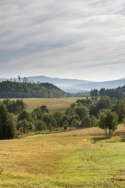 Sudety dağlarda yaz Lehçe manzara