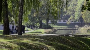 Park Branicki Sarayı Bialystok, Polonya.
