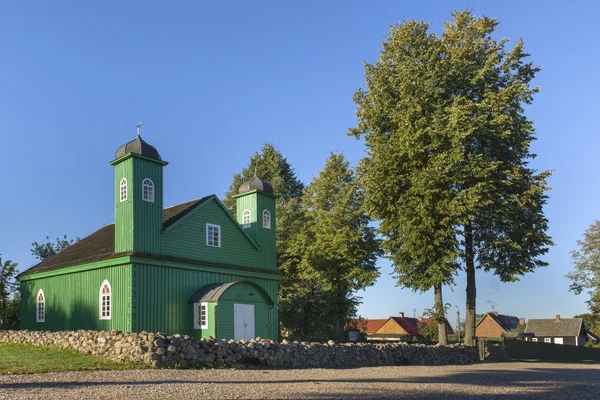 Houten tatar moskee in Kruszyniany, Polen — Stockfoto