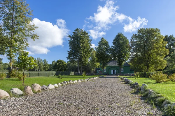 Houten tatar moskee in Kruszyniany, Polen — Stockfoto