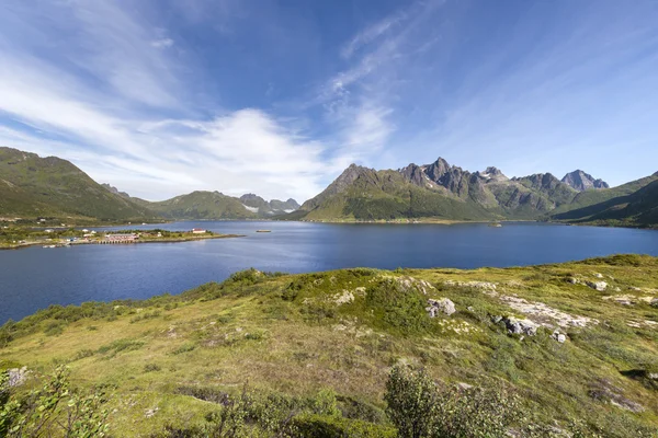 Прибуття архіпелаг, острова Austvagoya, Норвегія — стокове фото