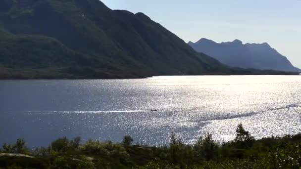 Лофотенские острова Норвегии — стоковое видео