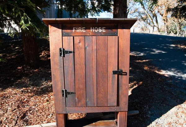 Fire hose cabinet — Stock Photo, Image