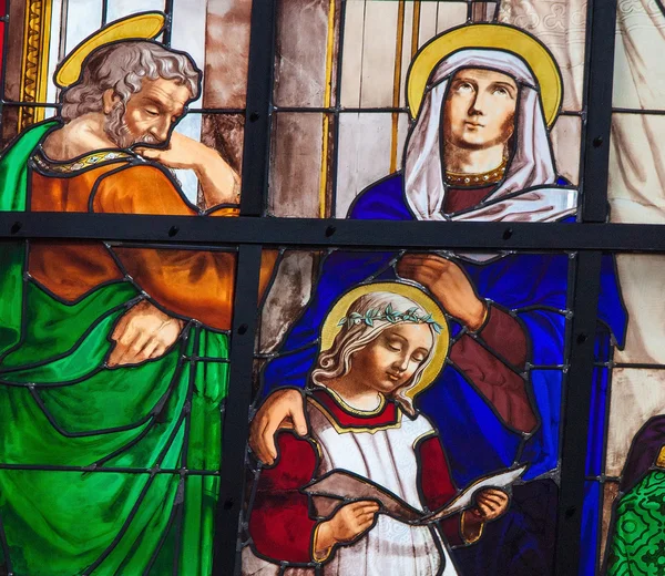 Joseph, Mary and Jesus — Stock Photo, Image