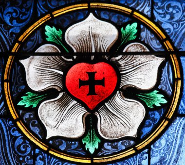 Sacred Heart - Stained Glass clipart