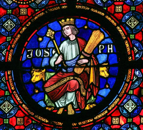 Joseph - Stained Glass — Stock Photo, Image