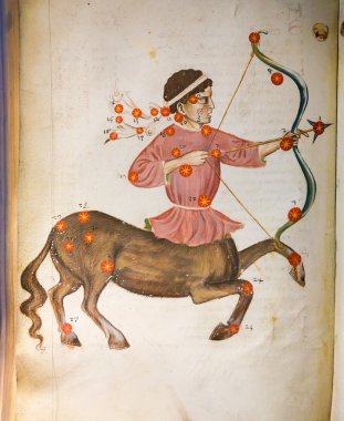 Yay takımyıldızı yönünde bulunan bir Astroloji metin