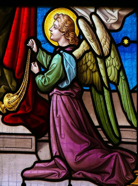 Stained Glass of an angel — Stock Photo, Image