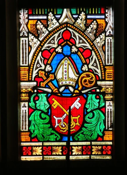 Stained Glass - coat of arms — Stock Photo, Image