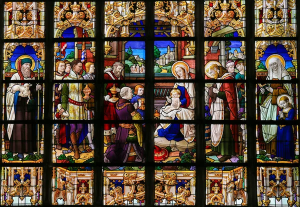 Stained Glass - Epiphany — Stock Photo, Image