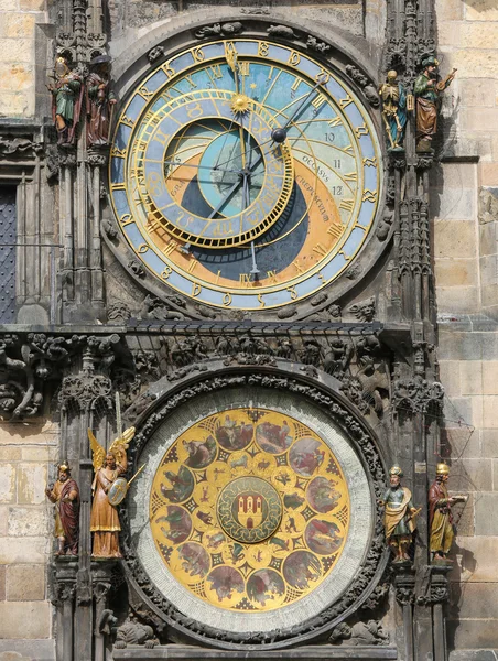 Praski zegar astronomiczny lub orloj — Zdjęcie stockowe