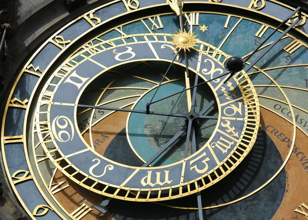 Astronomisch uurwerk van Praag of orloj — Stockfoto