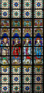 Vitray - dört Ortodoks kilise babaları