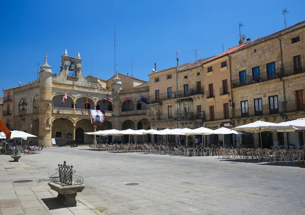 Ciudad rodrigo - Rathaus am Platz des Bürgermeisters — Stockfoto