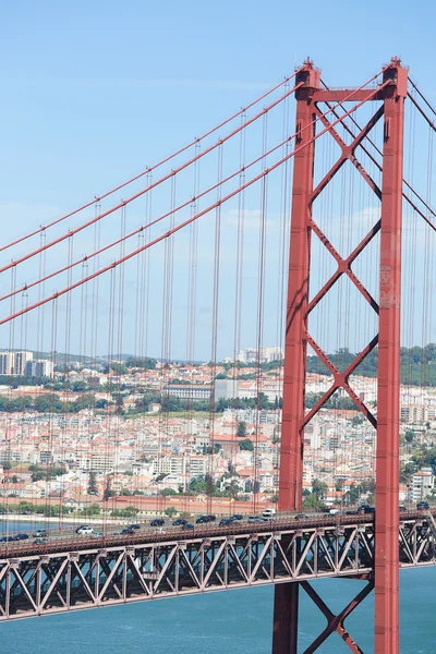 Ponte 25 de Abril in Lisbon, Portugal — Stock Photo, Image