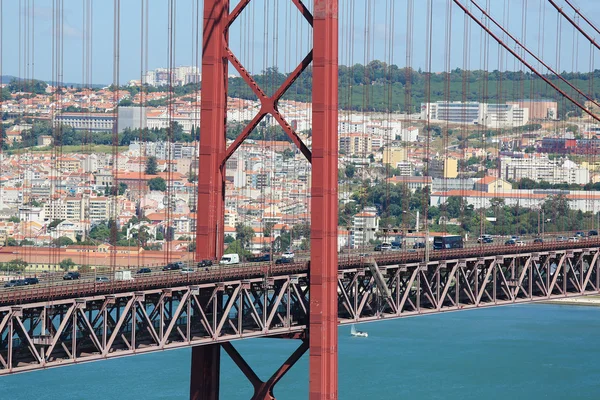 Ponte 25 de Abril in Lisbon, Portugal — Stock Photo, Image