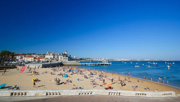 Plaża w Cascais, Portugalia — Zdjęcie stockowe