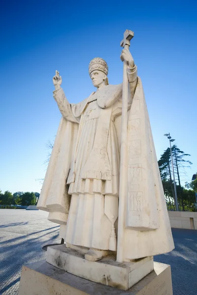 Papa Pius XII Fatima, Portekiz heykeli — Stok fotoğraf