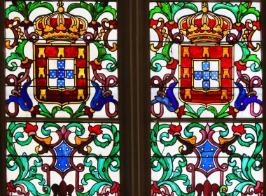 Batalha Manastırı - vitray Ben Kral John'un silah kat