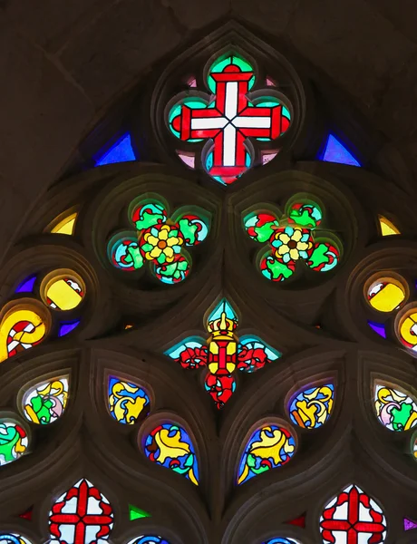 Stained Glass in Batalha Monastery — Stock Photo, Image