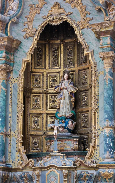 Mother Mary in Aveiro Carthedral, Portugal — Stok Foto