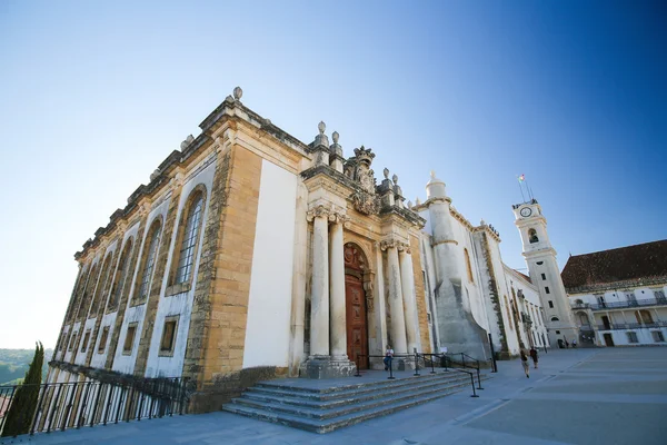 Joanina biblioteki Uniwersytetu w Coimbra, Portugalia — Zdjęcie stockowe