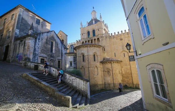 오래 된 대성당 또는 코임브라, 포르투갈의 Se 벨 — 스톡 사진