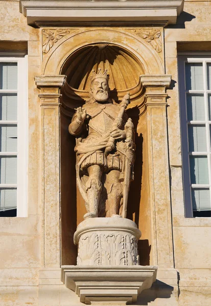 Coimbra Üniversitesi, Portekiz heykeli — Stok fotoğraf