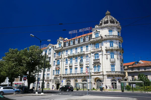 Hotel Astoria no centro histórico de Coimbra — Fotografia de Stock