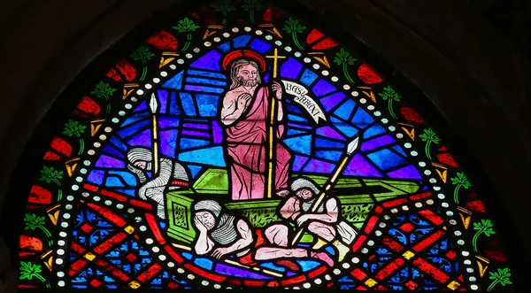 Jesús levantándose de su tumba — Foto de Stock