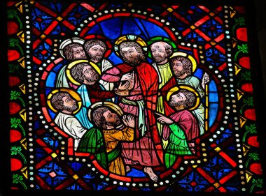 Jesus, Thomas and the apostles clipart