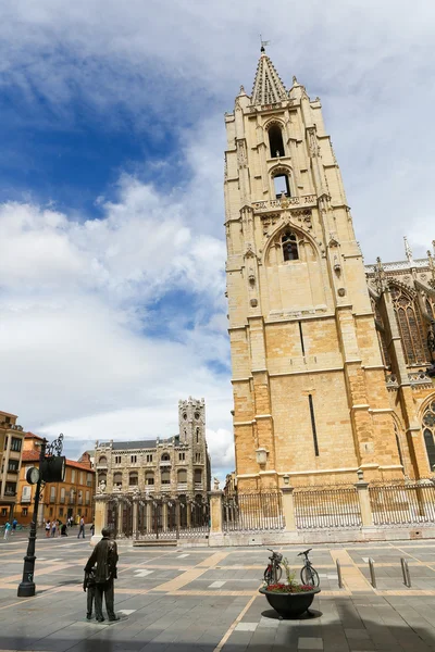 Kathedrale von Leon — Stockfoto