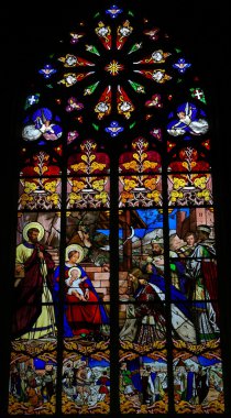 Epiphany vitray turları katedral içinde