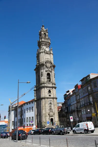 Clerigos kirche in porto, portugal — Stockfoto