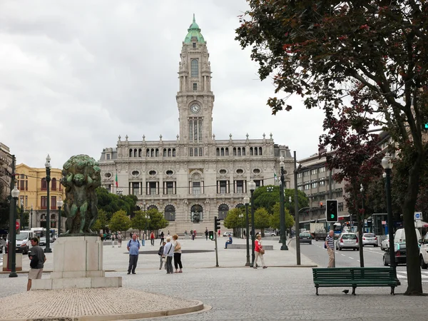 Câmara Municipal do Porto, Portugal — Fotografia de Stock