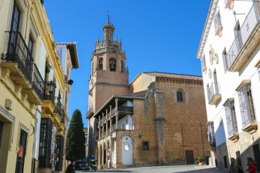 Kilise Santa Maria La Mayor Ronda, Malaga Eyaleti, Andalusia '