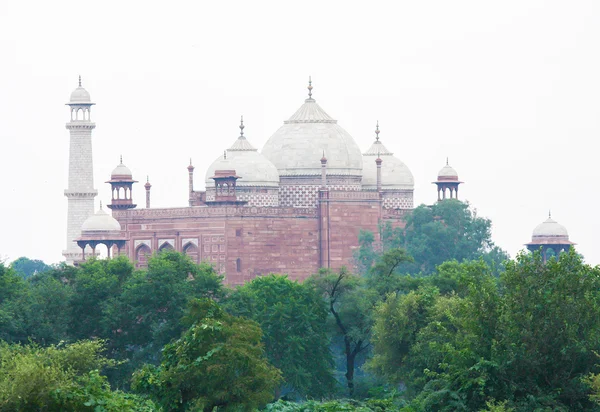 Taj Mahal, the "jewel of Muslim art in India", white marble maus — Stock Photo, Image