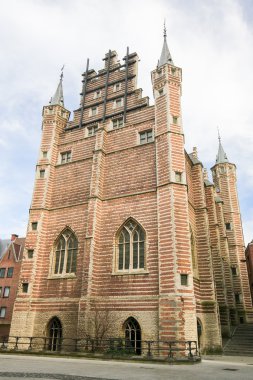 Antwerp, kasaplar eski bir guildhall Vleeshuis