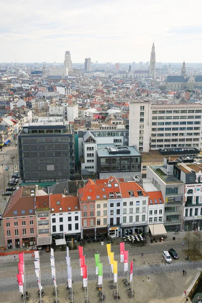 Vue sur le centre d'Anvers, Belgique — Photo