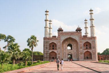 Akbar büyük Agra, Uttar Pradesh, Hindistan Türbesi