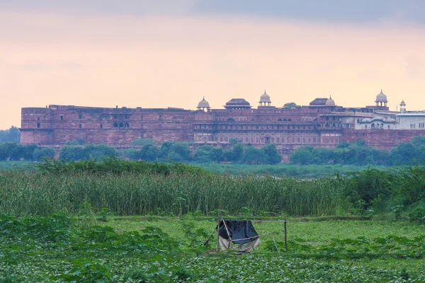 Widok na Fort Agra w Agra, Uttar Pradesh, Indie — Zdjęcie stockowe