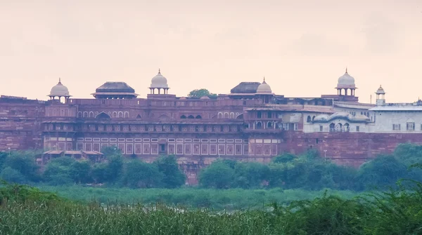 Widok na Fort Agra w Agra, Uttar Pradesh, Indie — Zdjęcie stockowe